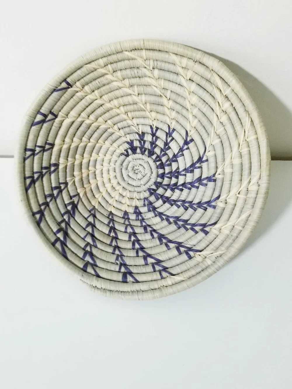 Handmade Spiral Woven Basket